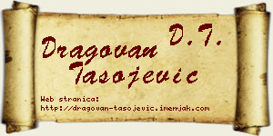Dragovan Tasojević vizit kartica